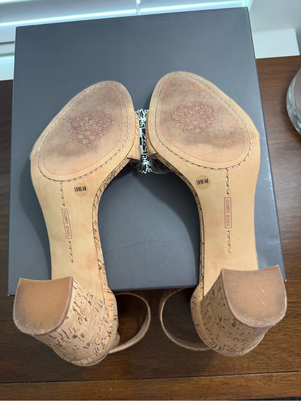 THREE DAY SALE!!!!!! Ends 8/12 at noon
Vince Camuto Cork Block Heel Sandals - Picture 4 of 6
